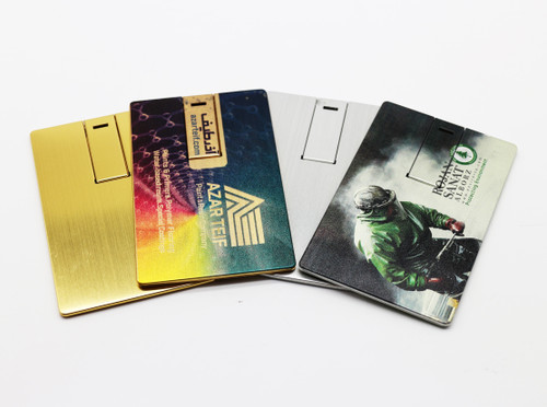 فلش مموری تبلیغاتی فلزی کارتی کد D22