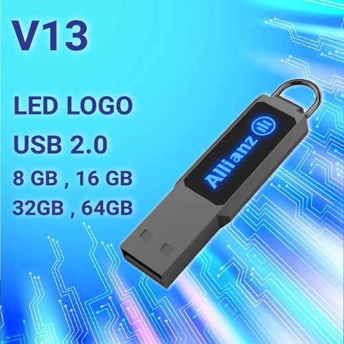 فلش مموری تبلیغاتی فلزی کد V13